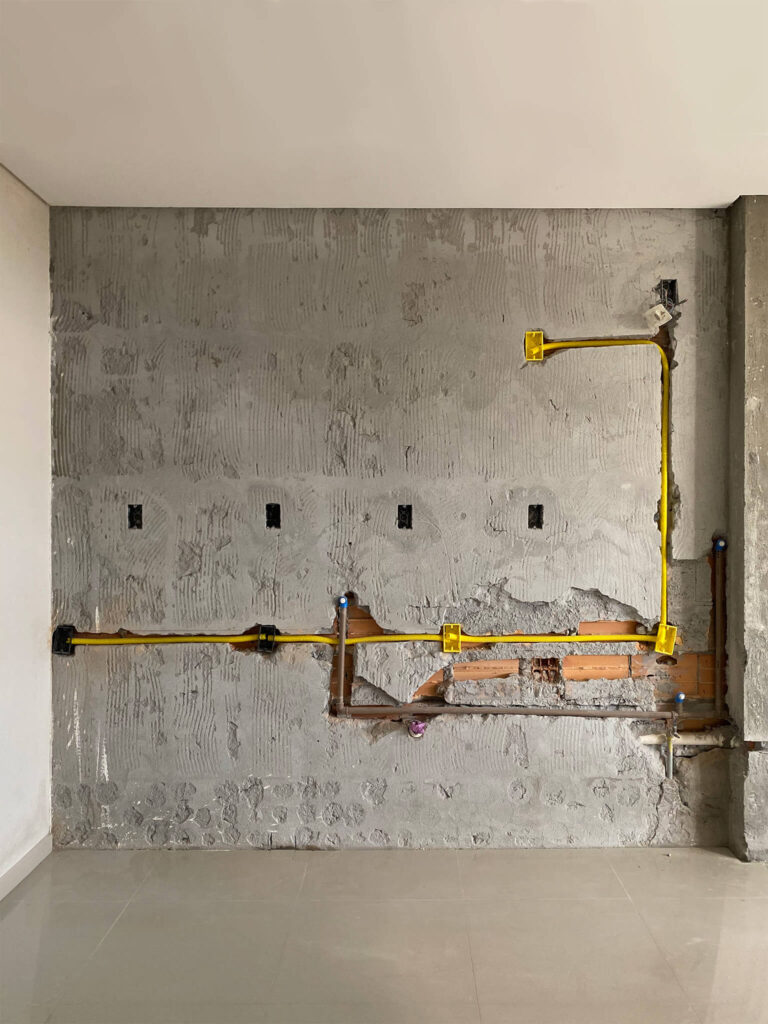 Reforma Apartamento Navegantes Penha Piçarras Arquiteto Interiores Bancada Cozinha POS durante